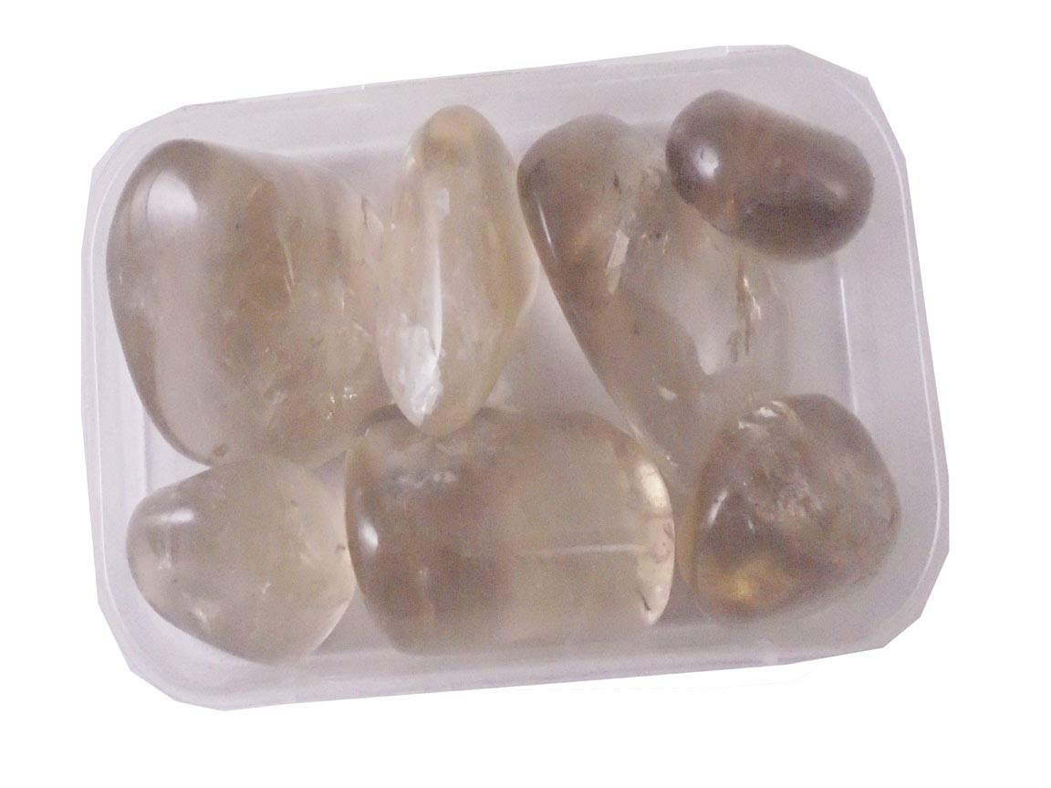 eshoppee 100 gm Smoky Quartz Stone Tumble 100% Natural Genuine Original Tumbled kit, Crystal Healing Gemstones (Smoky Quartz)
