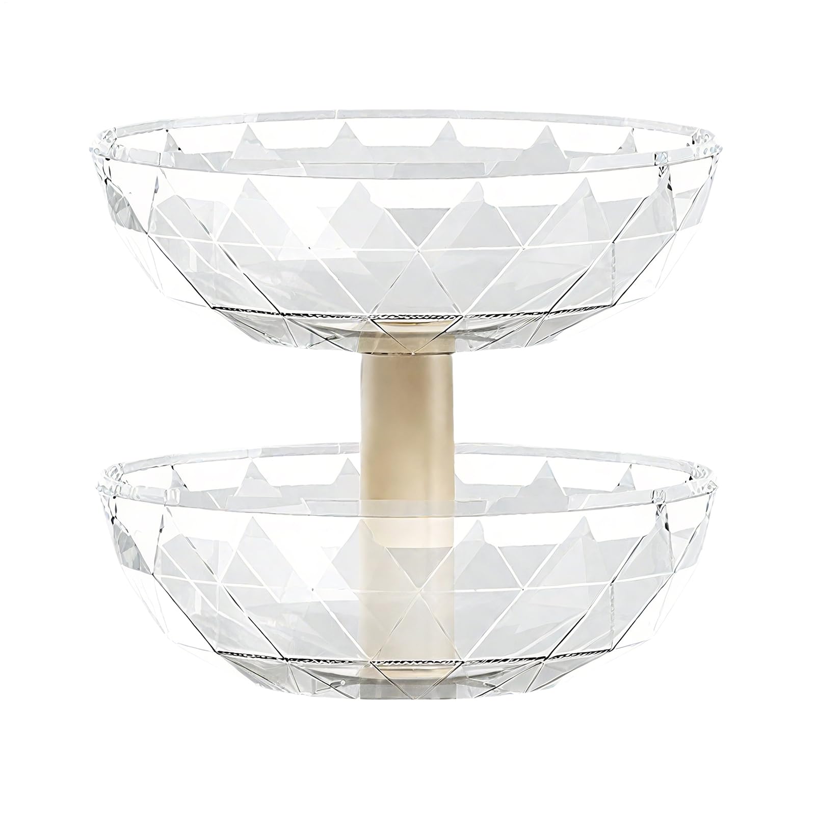 Pumpkin Snack Bowl,Removable 2 Tier Pumpkin Candy Dish with Lid | Home Candy Servers for Countertop Pantry Refrigerator Breakroom Offices Dorm Desktop Transparent