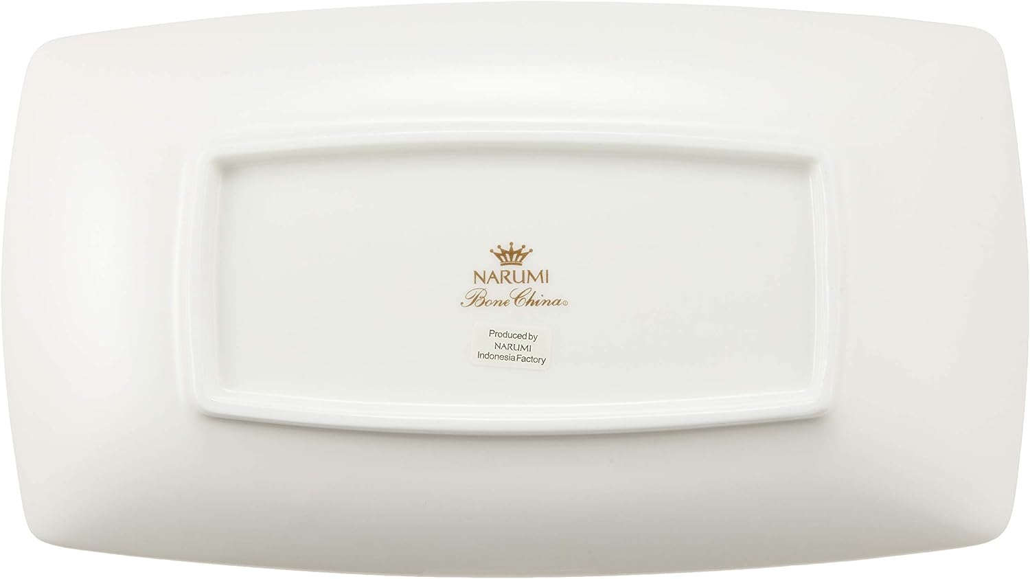 Narumi Styles 50481-9694 Plate, Long Diameter 9.1 inches (23 cm), White, Simple, Stylish, Long Tray, Microwave Safe, Dishwasher Safe