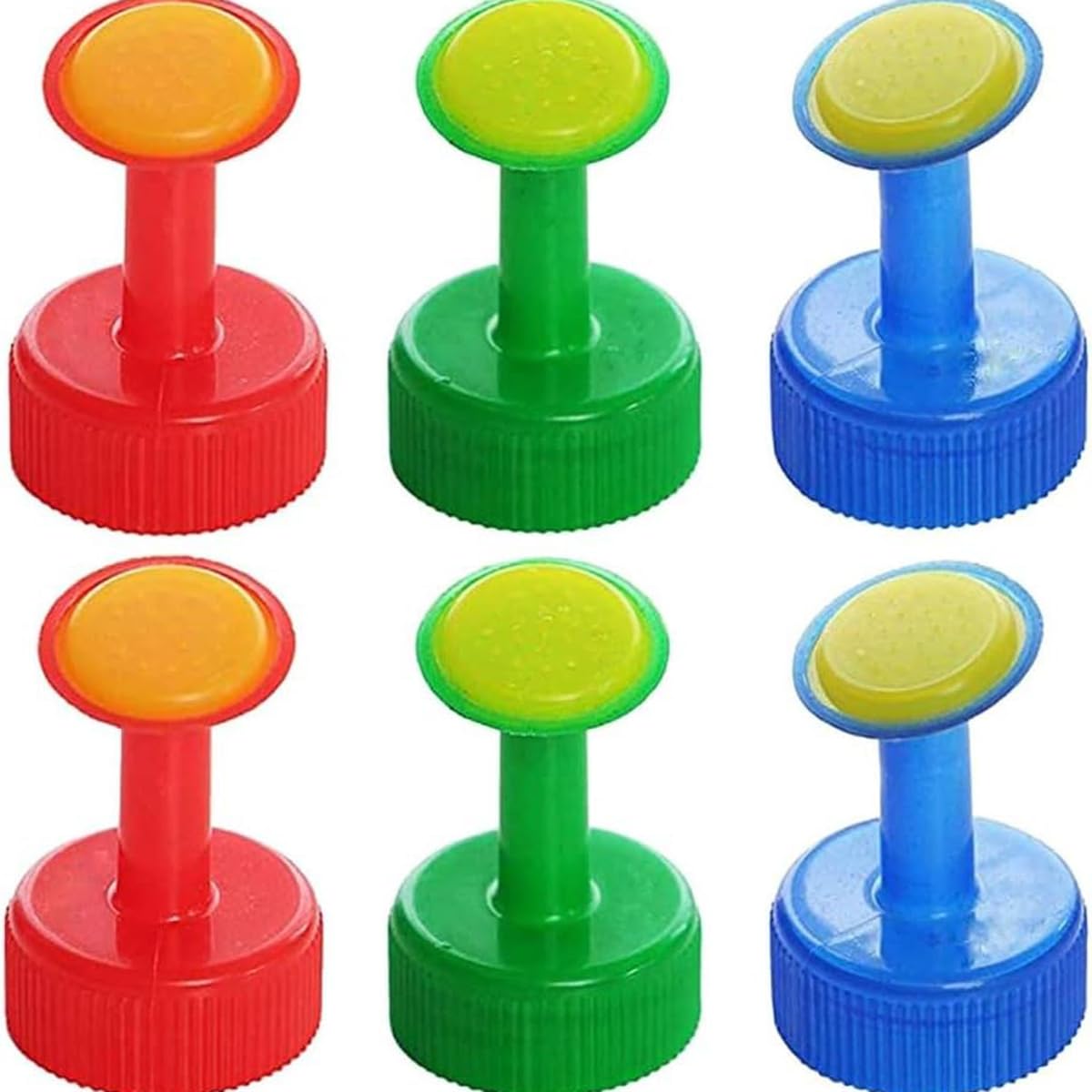 Mnrkaoic As Picture 6Pcs Bottle Top Waterer Sprinkler Portable Bottle Top Spout Sprayer For 30Mm Drinking Bottles Seed Seedling Garden Irrigation Watering Cans, Random Color