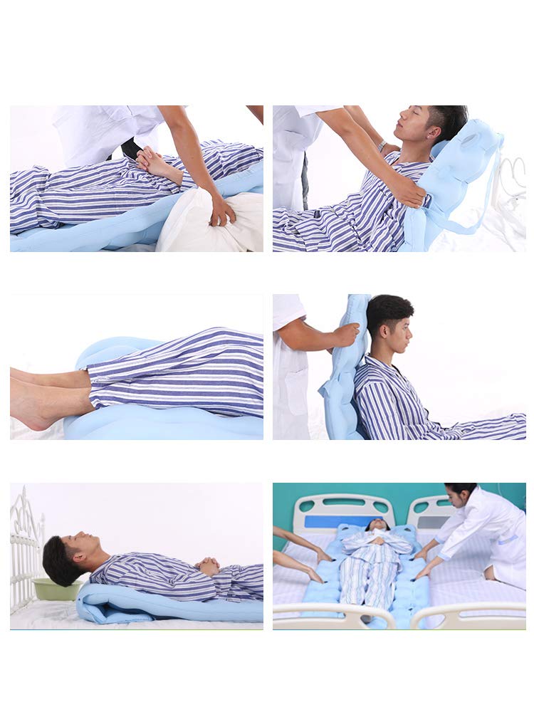 Materasso antidecubito con Pompa - Materasso antidecubito per l'ulcera da decubito e Il Trattamento del Mal di Letto per pazienti Anziani, disabili e Costretti a Letto