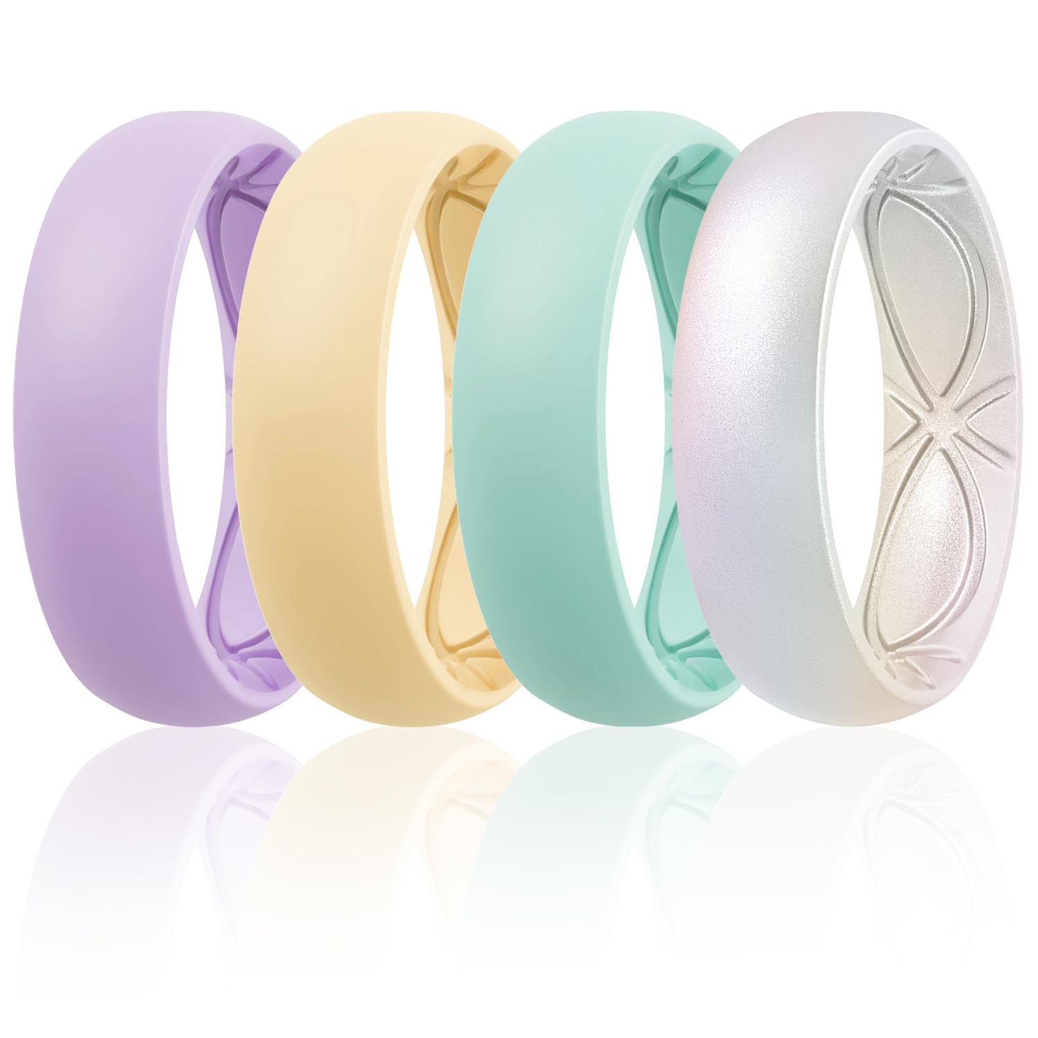 Egnaro 4/5/8 Variety Multipack Ergonomic Breathable Bridal Rings Sets