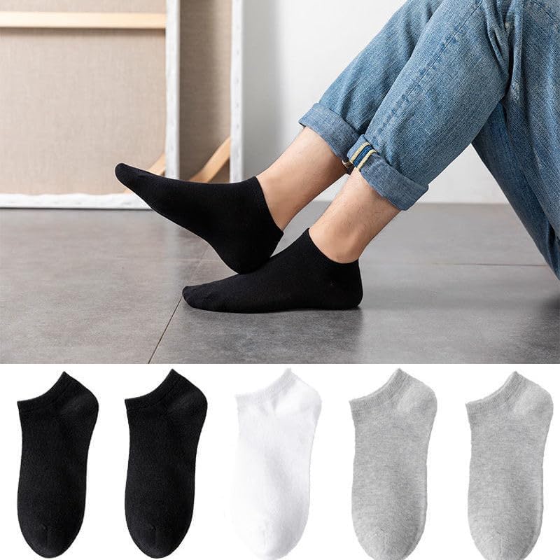 Image of Women's and Men's 10 Pack Thin Cotton Low Cut Ankle Socks (White)
