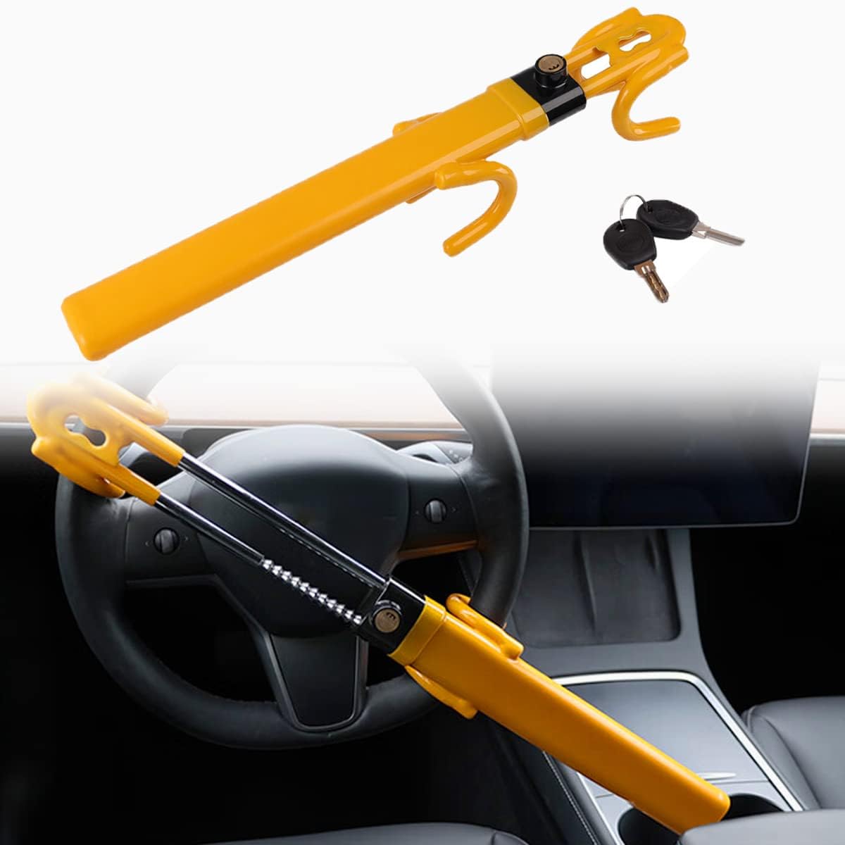 Steering Wheel Lock AntiTheft Device,The Club Steering