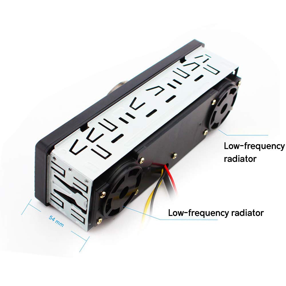 Goolsky 12,0 V Auto Sichere Digitale Speicherkarte MP3 Audio Elektro-Autoradio Mit Lautsprecher BT Host-Lautsprecher