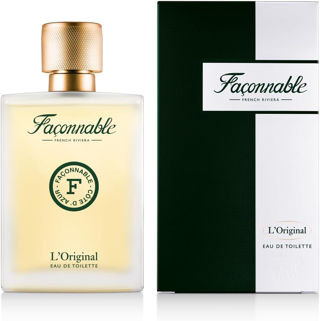 Façonnable - L'Original 90ml (3 Fl Oz) - Eau de Toilette for Men - Aromatic & Fern Scents