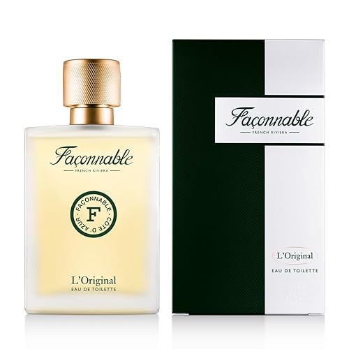 Façonnable - L'Original 3.0 fl oz (3 fl oz) - Eau de Toilette para Hombre - Aromatico y aromas de helecho