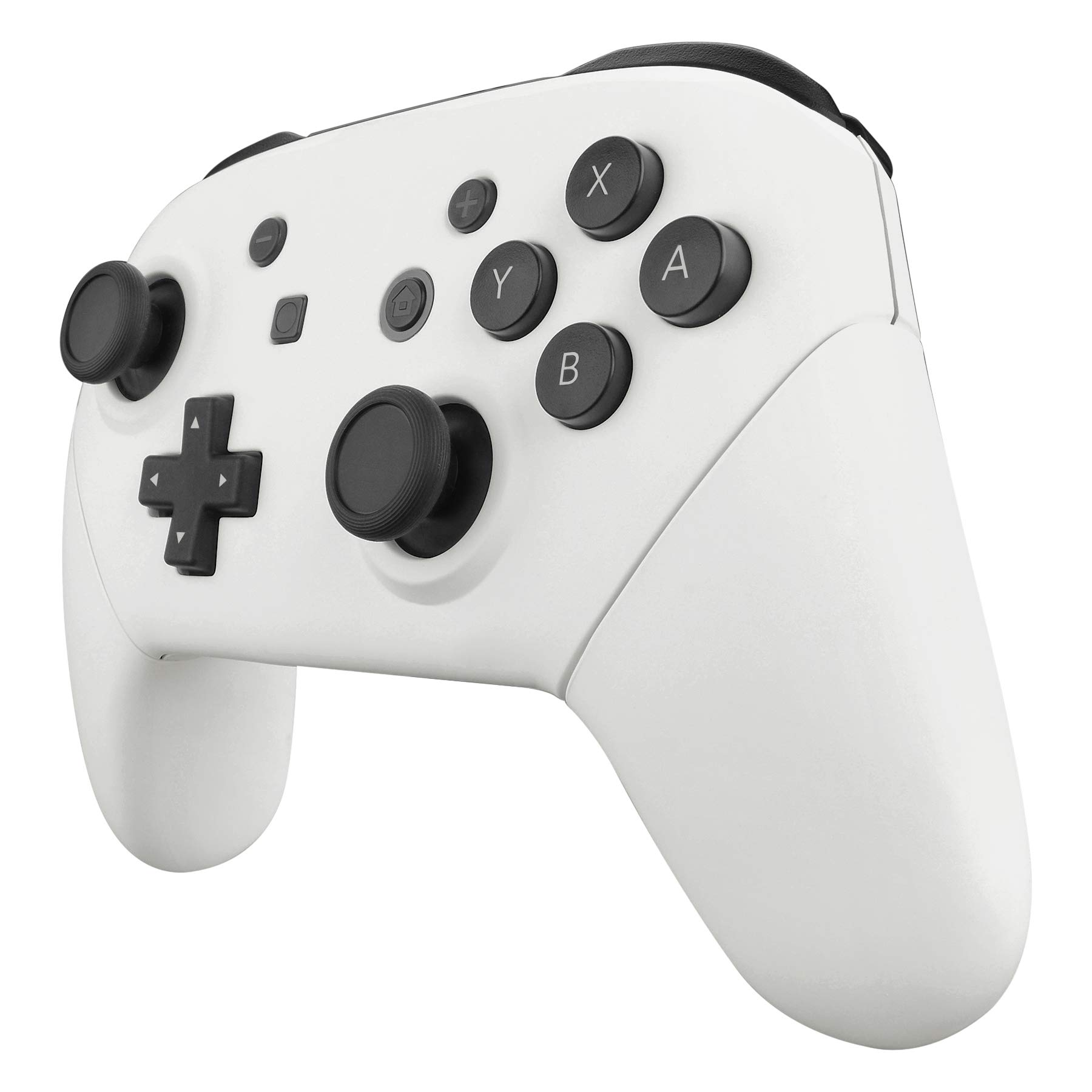 eXtremeRate Carcasa Agarre para Nintendo Switch Pro Funda Delantera Trasera Asa Shell de Tacto Suave Grip de Reemplazo para Nintendo Switch Pro Control-No Incluye el Mando(Blanco) — view 8