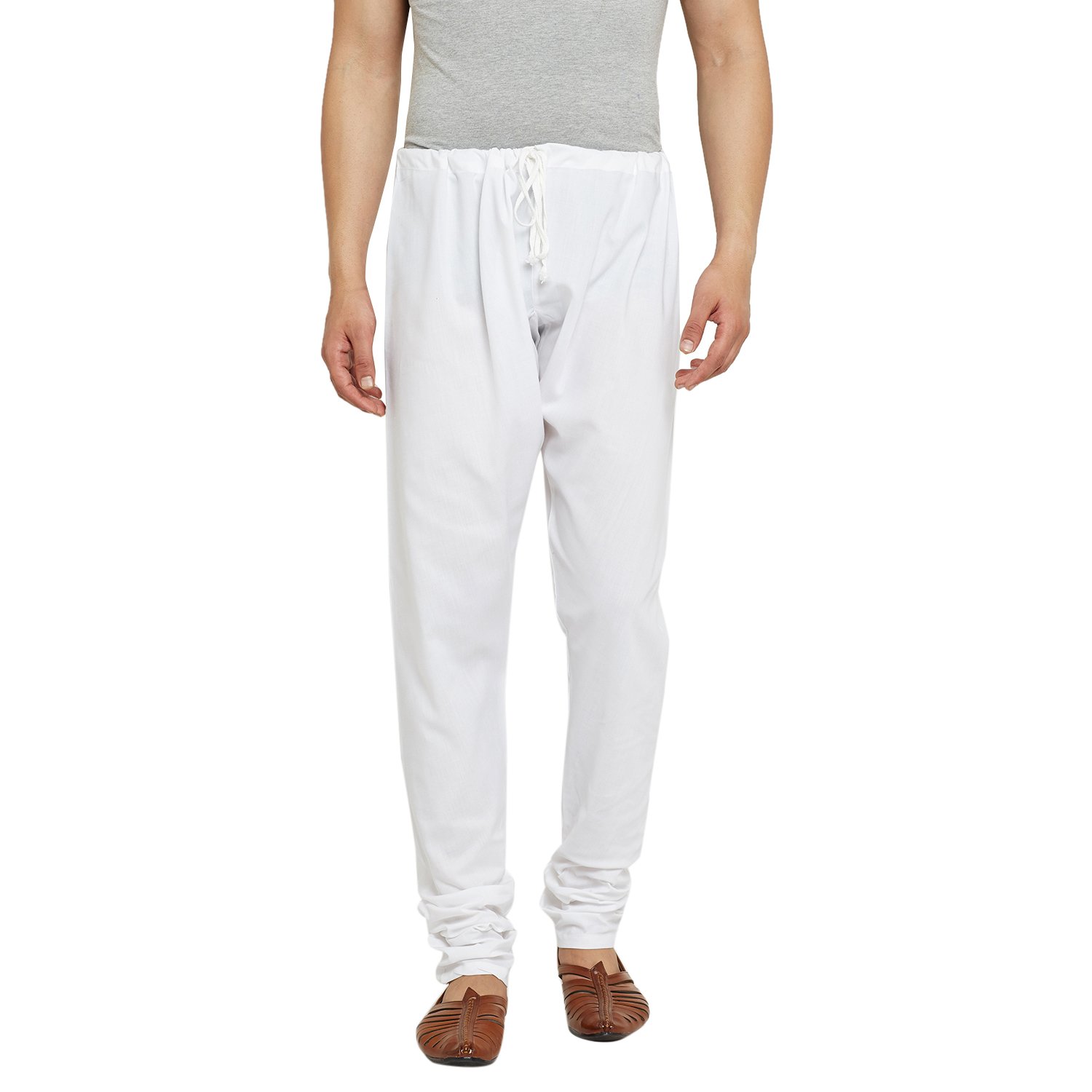 sojanya (Since 1958, Mens Beige Churidaar Pyjama, 100% Cotton, Size: Freesize-picture-41