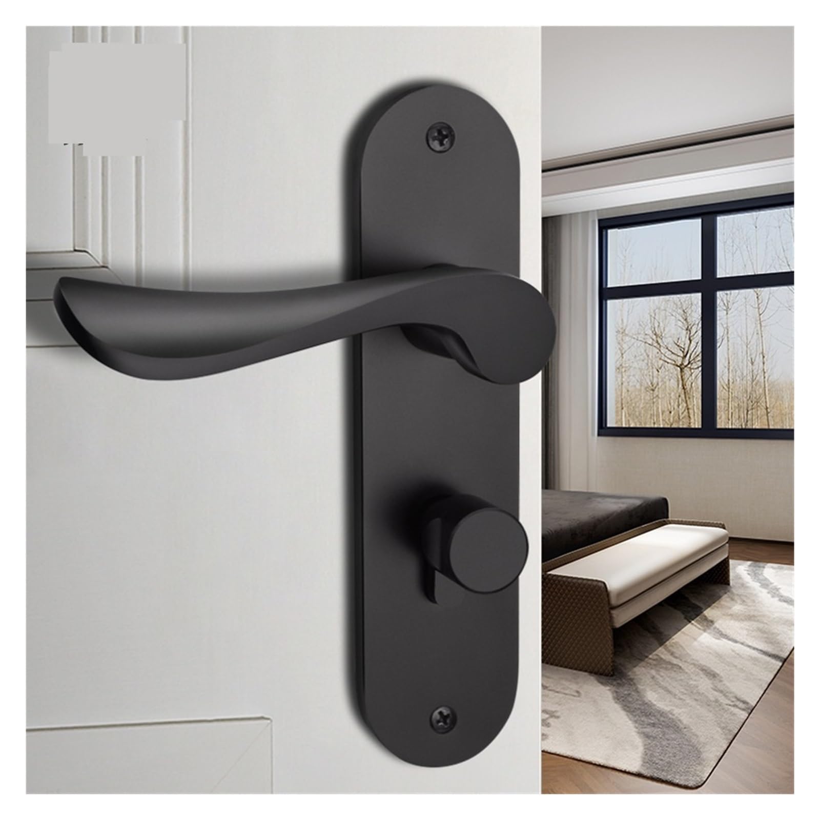 Estilo Europeo Cerradura con Manija para Dormitorio Silencioso