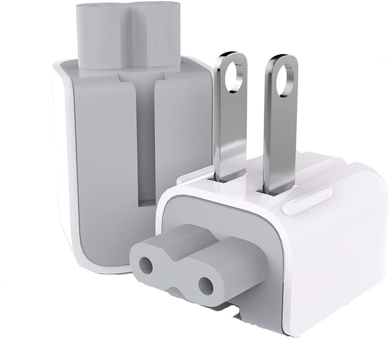 (2 Pack) Mac AC Power Adapter US Wall Folding Plug Duck Head Charge Adapter US Standard Plug Duck Head for MacBook Mac iBook/iPhone/iPod AC Power Adapter Brick