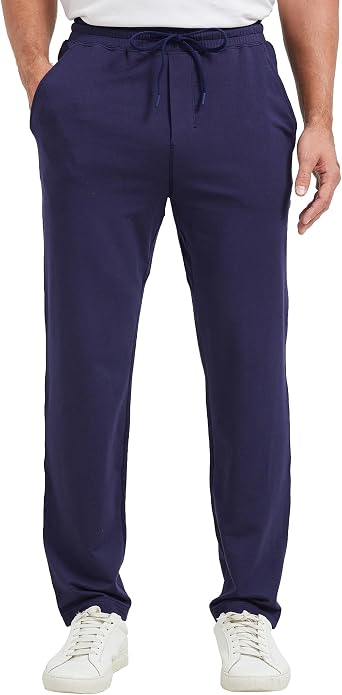 netdraw Mens Ultra Cozy Viscose Bamboo Sweatpants Cotton Lounge Casual Jogger Tapered Pants