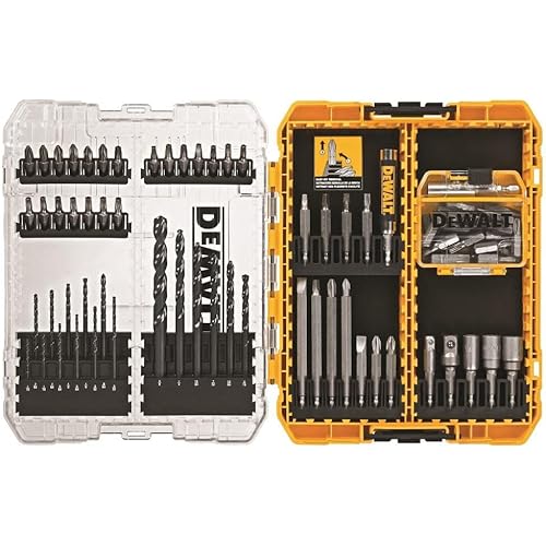DEWALT Drill Bit Set/Screwdriver Set, 80-Piece (DWAMF1280), Yellow