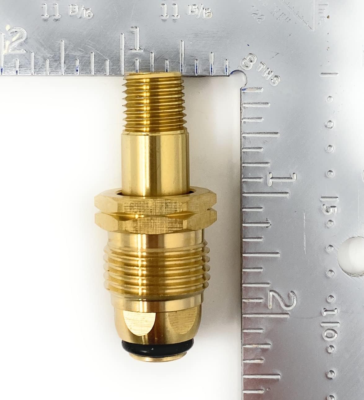 Soft Nose POL Plug Adapter Full Flow 6 PK for Propane Tanks/Regulator [06CMPP/TI14-6 FBA] Punta POL Propano con Empacadura