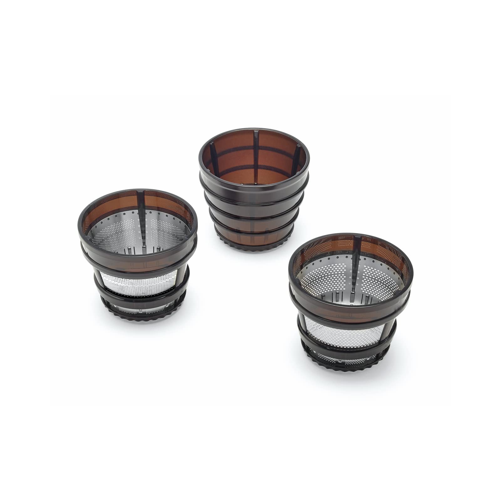 Brandt - SLJ300 -Estrattore di succo -Servizio diretto al vetro, 3 filtri, 45 giri/minuti,200 W, elementi compatibili LV, scivolo 87 mm extra largo, vite senza fine 6 livelli, filtri 360 gradi -