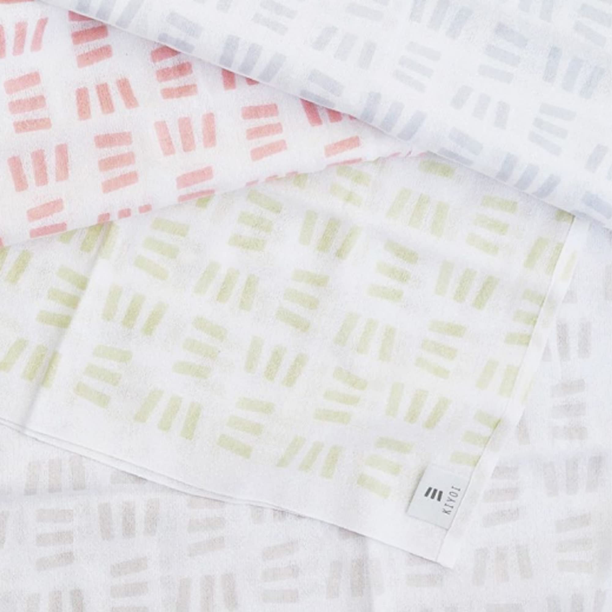 IPPINKA Lot de 2 débarbouillettes japonaises Tenugui 100 % coton - Serviettes de sport - 32 x 100 cm - Gris - Fabriquées au Japon