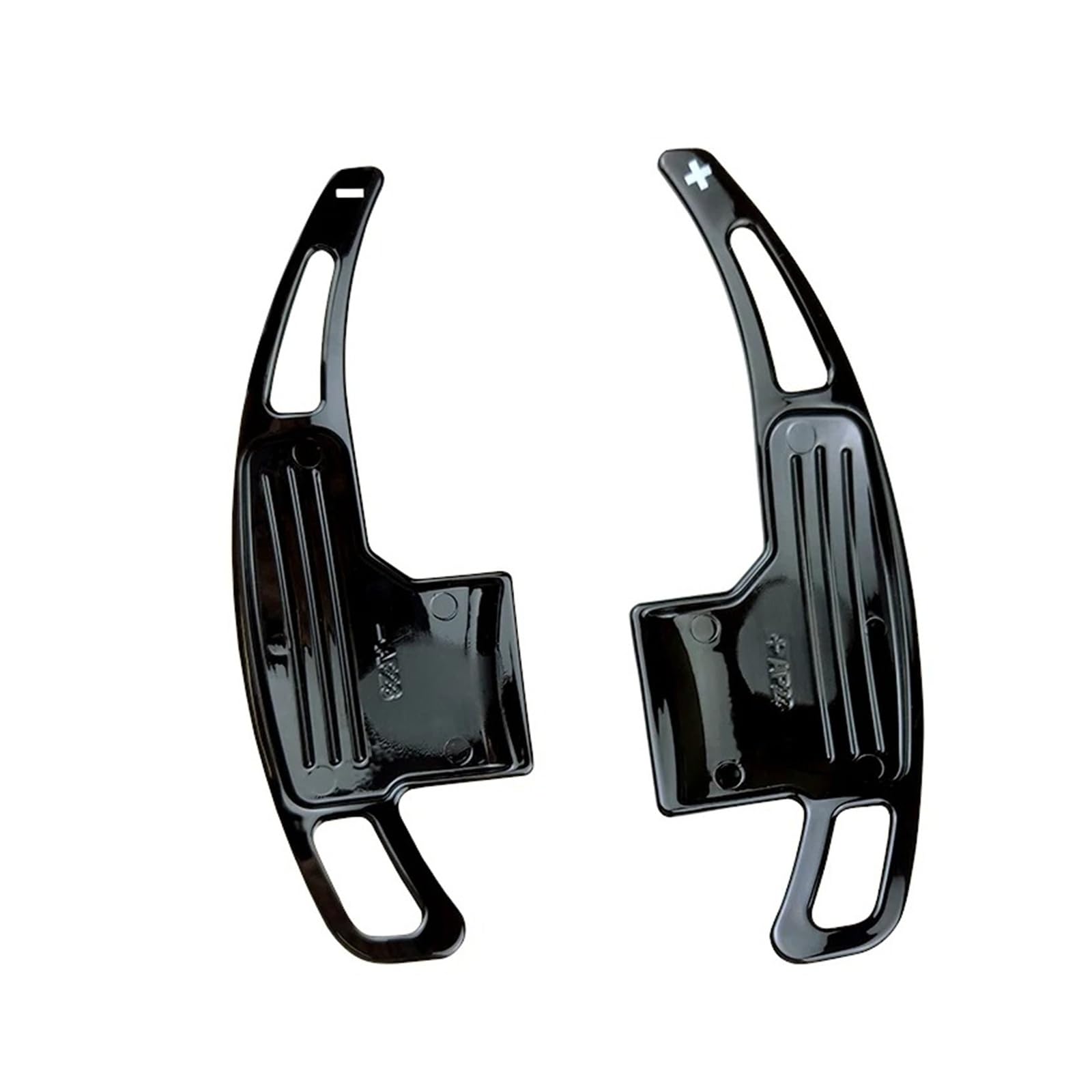 Xxiucj Car Paddle Shifter Extensions for Mustang 2015-2019 Pattern Car Steering Wheel Shift Paddle Extension Shifting(Black)
