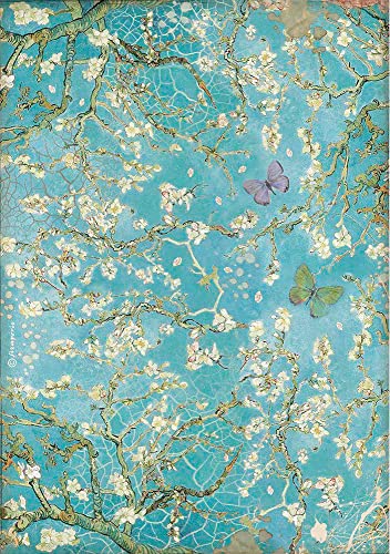 Stamperia Papel ARROZ A4 21x29CM Atelier Fondo