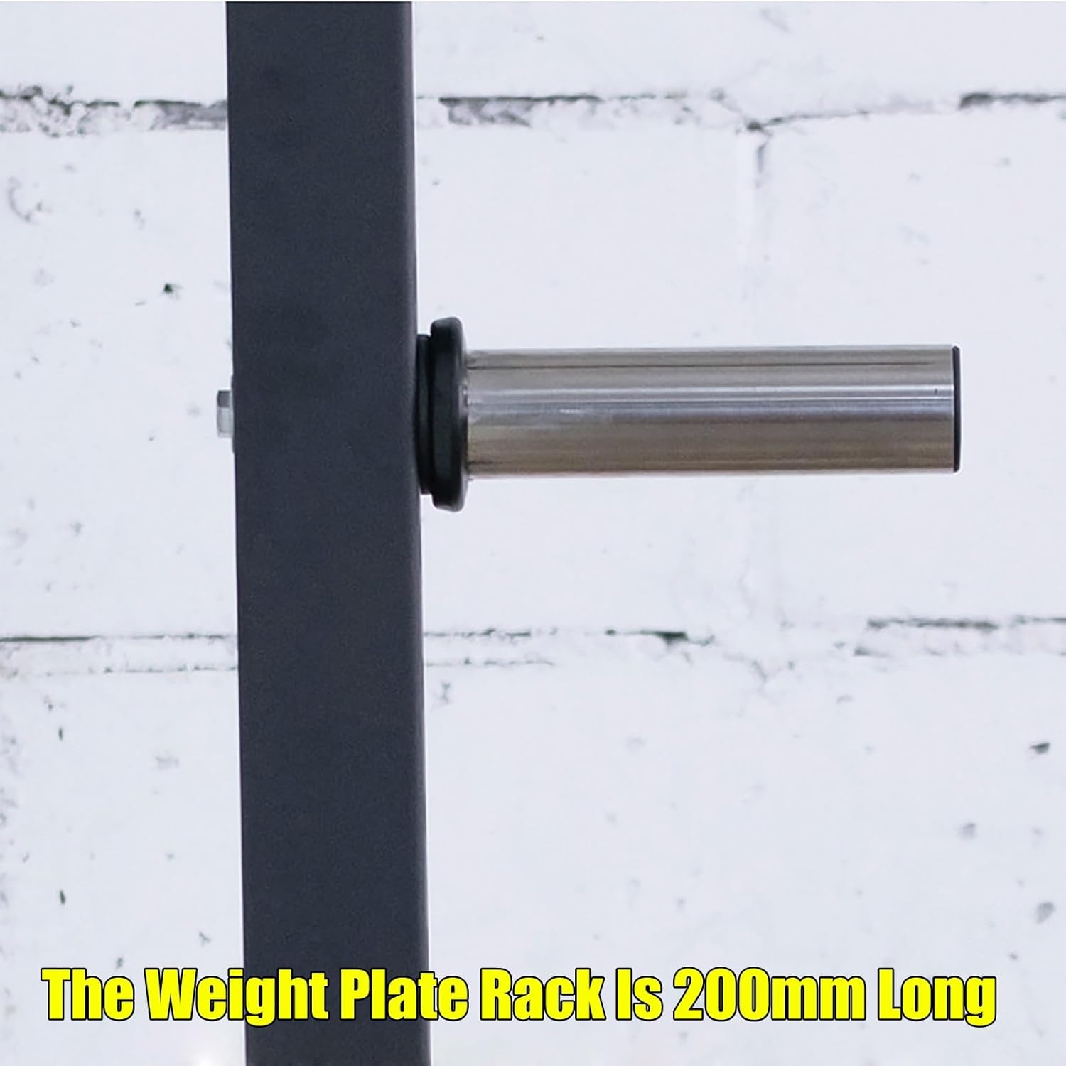 Heavy Duty Wall Weight Plate Holder and Barbell Holder, Wall Mounted Weight Plate Holder, Bumper Plate Storage for Home Gym, Fit 2" Weight Plates