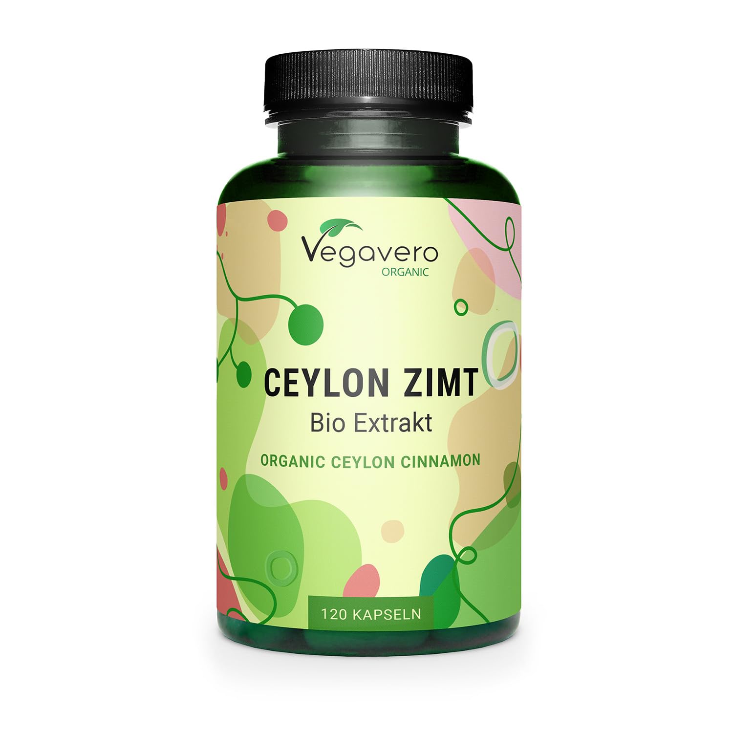 CANNELLA CEYLON BIO Vegavero® | 2500 mg (5:1) | 4 Mesi di Fornitura | Cinnamon (Zimt) dal Madagascar | con 0,7% di Tannini | Vegan