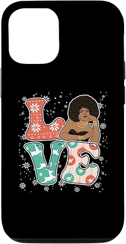 Miniatura 4 de iPhone XS Max Love Christmas Black Melanin Afro African American Xmas Case