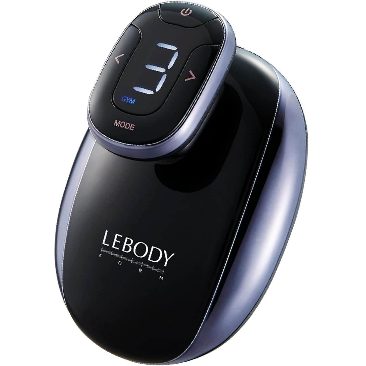 Form Basic : Cordless Muscle Toner Massager Arm Ab Stomach Waist Training Medium Frequency (Purple/Black)