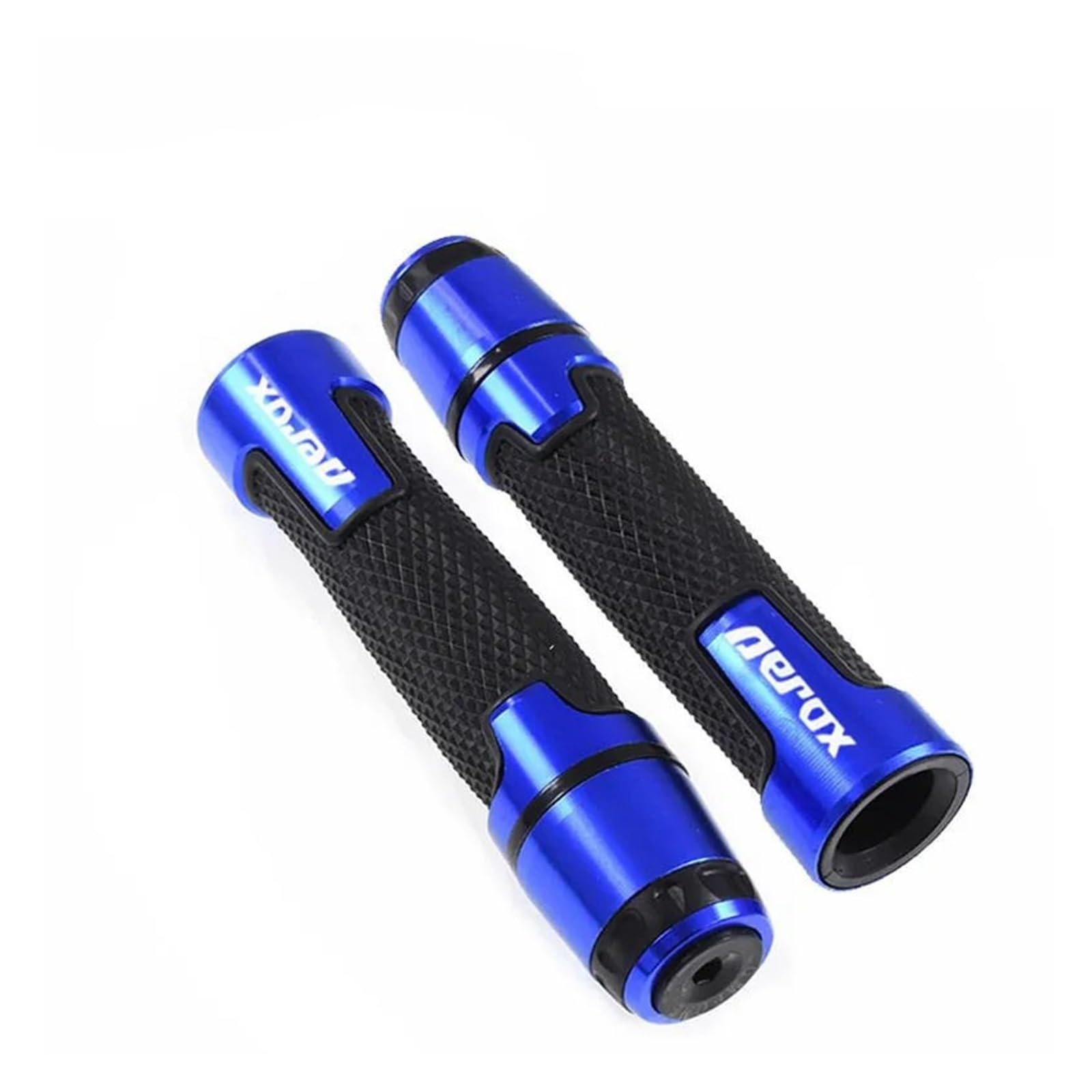 Manillar, puños, manijas y perillas de Motocicleta para YA&MAHA AEROX Aerox Motocicleta 7/8 "22mm Empuñaduras De Manillar Goma Aluminio Extremos Tapas Mango Tapones Barra Mano