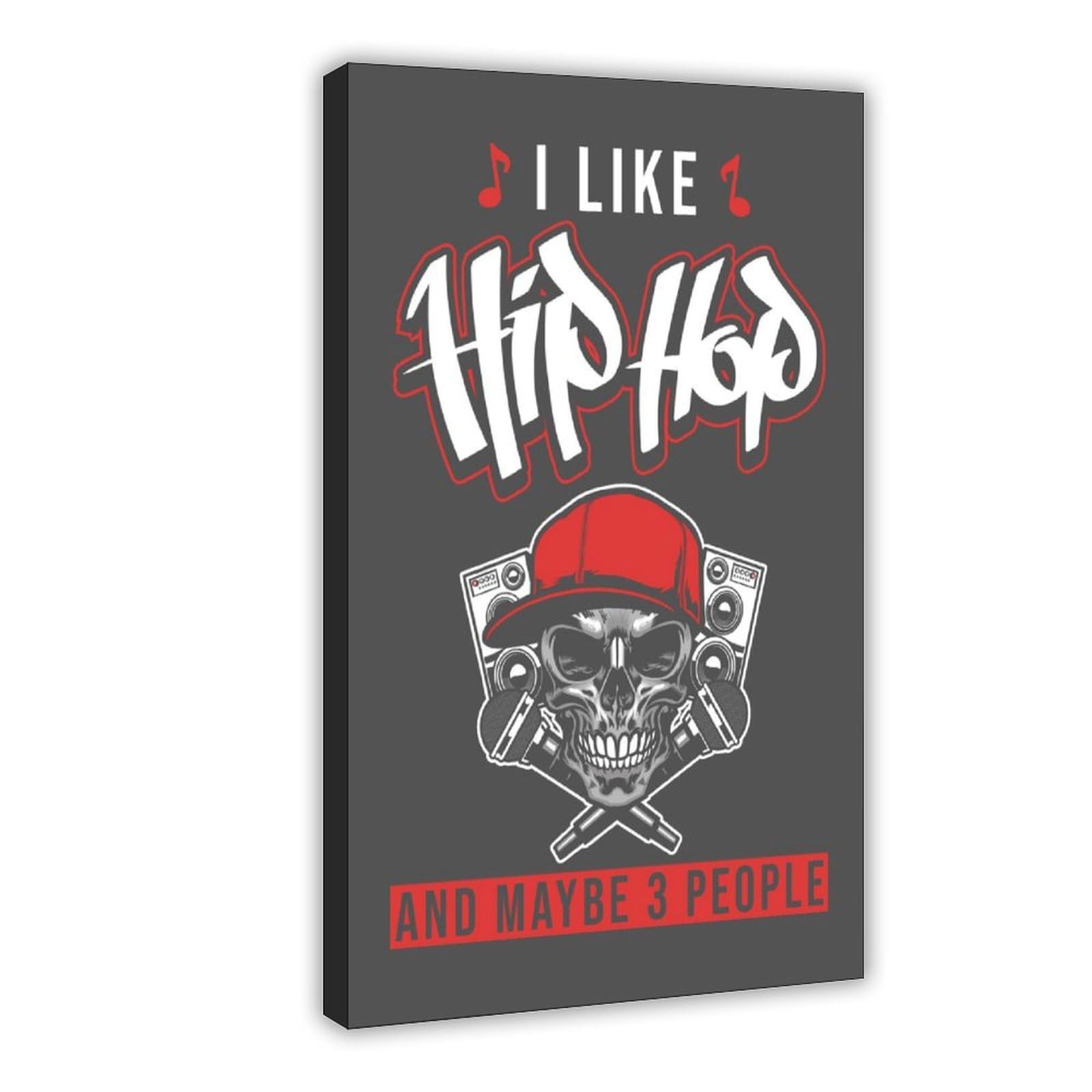 Poster su tela, stile hip hop, retrò, decorazione artistica da parete, stampa per soggiorno, camera da letto, cornice decorativa: 50,8 x 76,2 cm (lunghezza x larghezza)