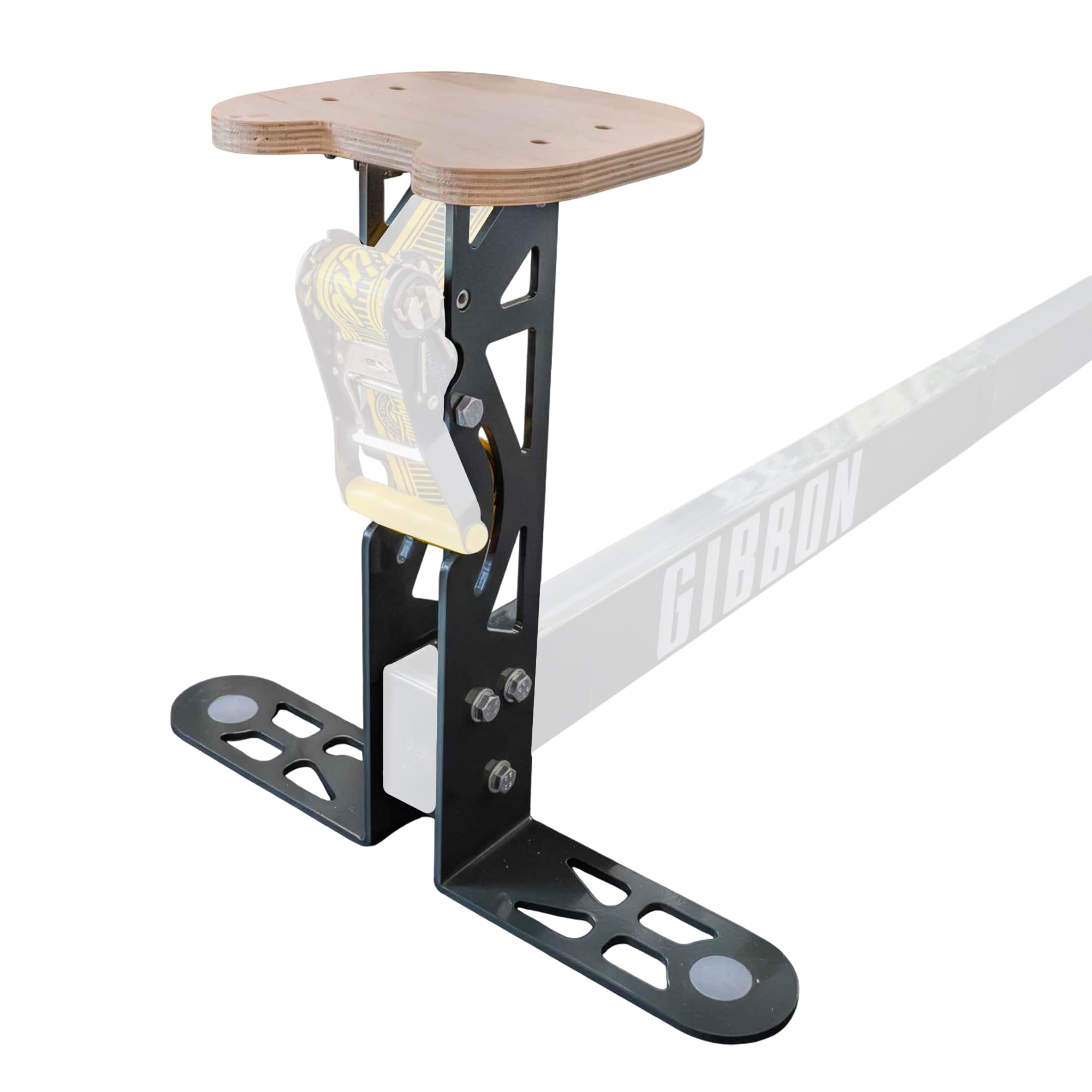 Gibbon Slackrack XL Upgrade – Kit de extensión de Altura (50 cm) y Longitud (5 m) – Incluye Correa de 6 m, elevaciones y Plataformas – Compatible con Slackrack Classic & Fitness