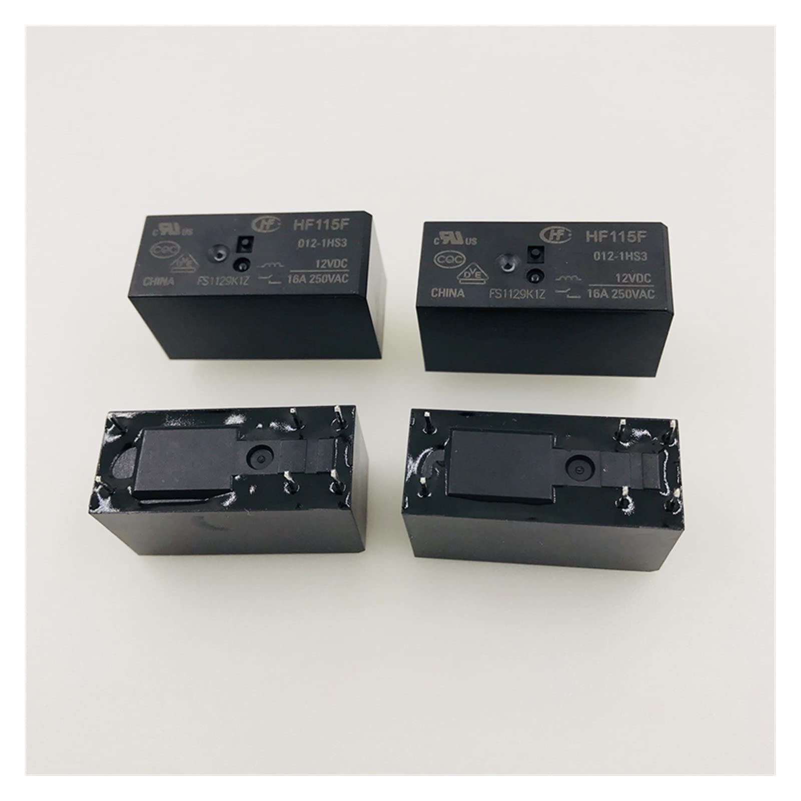 GJZIFGFWQ 2PCS/Lot Relay JQX-115F HF115F-005 012 024-1HS3 6PIN 16A(24V)