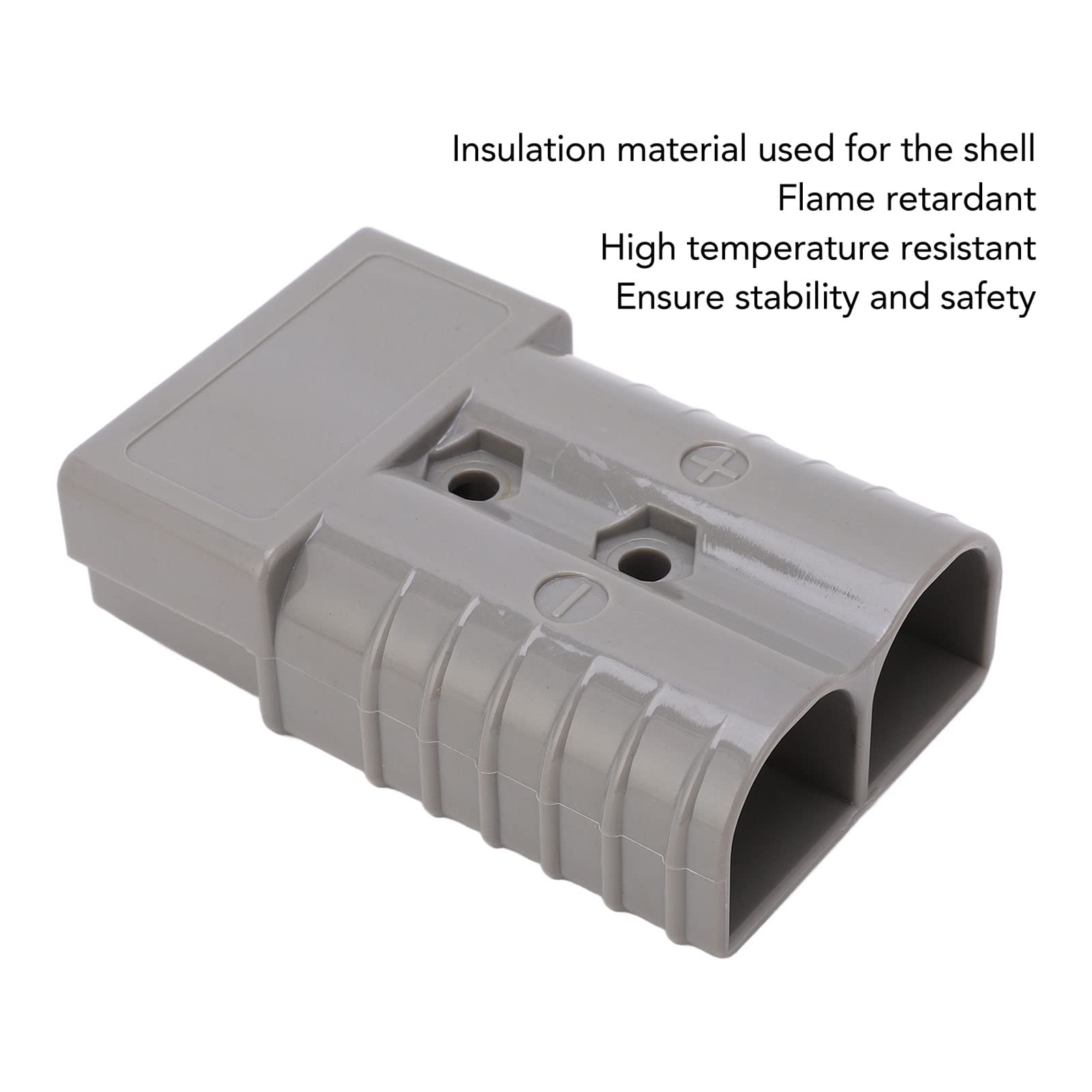 Battery Quick Connector Kit with 2 Terminals 350A Quick Connect Disconnect Electrical Plug 600V for Winches Trucks