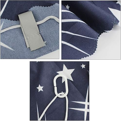 Miniatura 8 de Heidi Galaxy Star - Toldo para cama individual, litera, cortina para dormitorio de estudiantes, tela opaca para mosquiteros, tienda de campaña