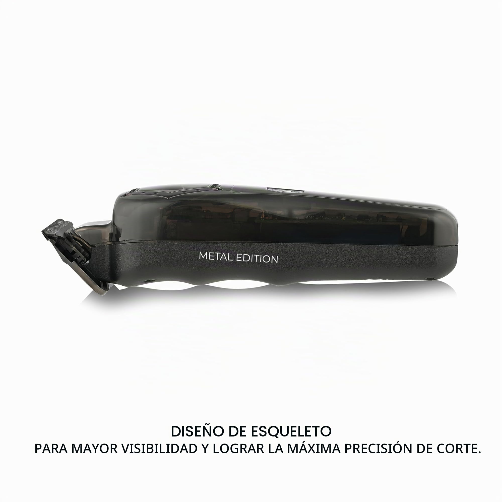Cortapelos Hombre Profesional Stylecraft Instinct Trimmer Metal de Gamma Più, Cortadora de Pelo con Par Controlado Electrónicamente, 180 Min Autonomía, Cuchilla Ajustable 0 Gap, Carcasa de Metal