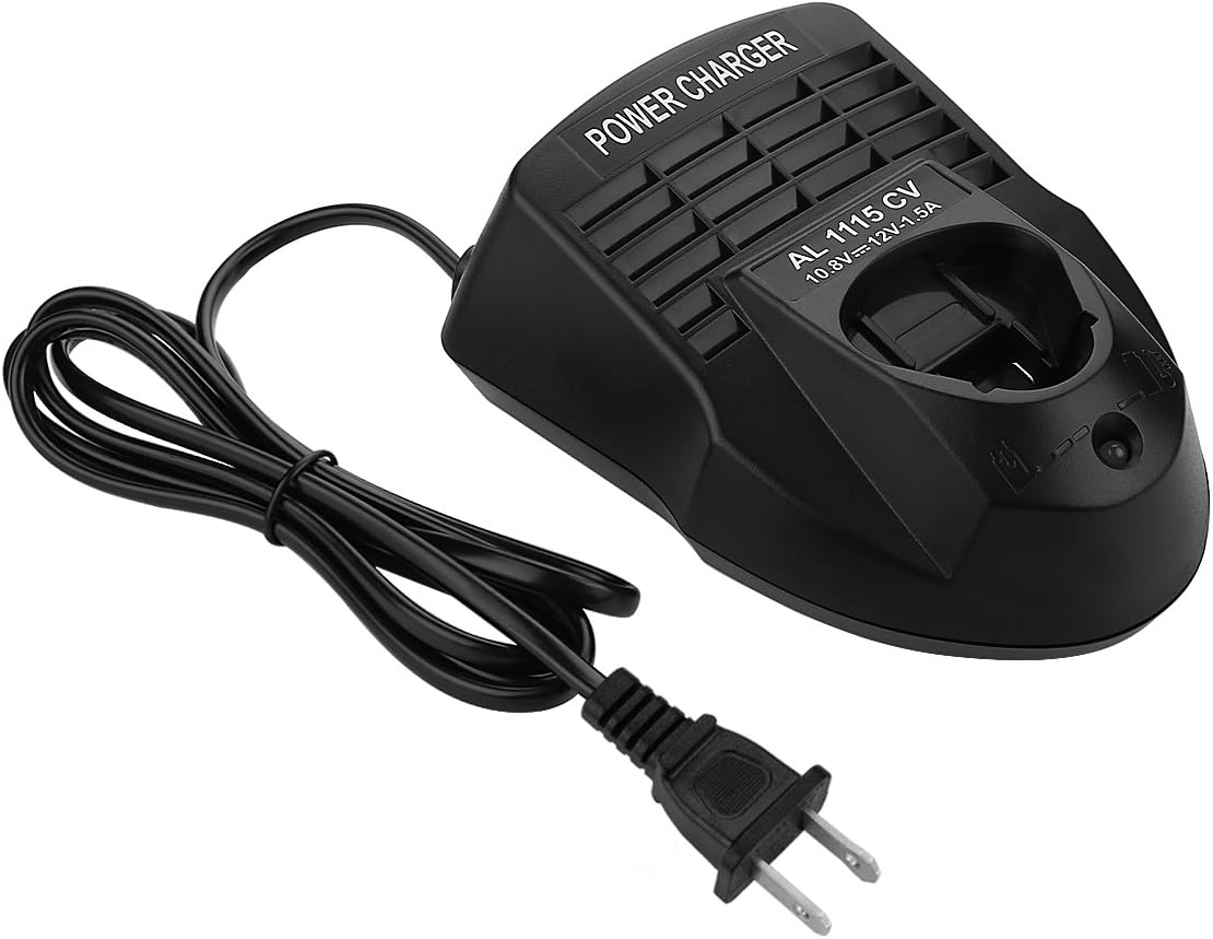 Bosch BC330 12volt LithiumIon Battery Charger, Black Cordless Tool Battery Chargers