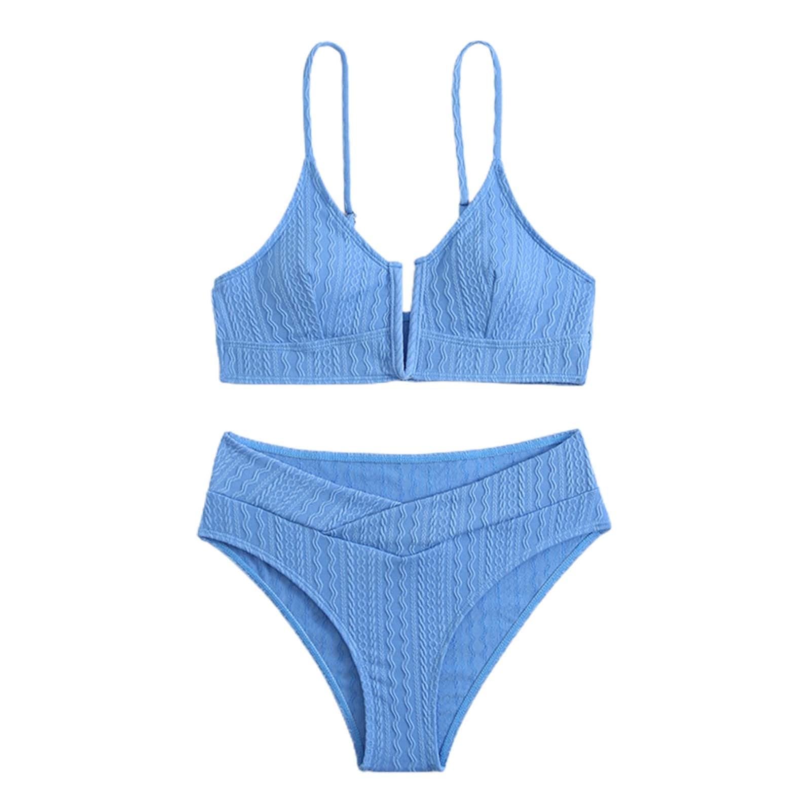Generic Swimsuit Thong Women Swimsuit 2 Piece Swimsuit for Women Sets Bikini Size Sports Suits Pieces Color Block Swimwear Swimming Bikinis 2026 Plus Size