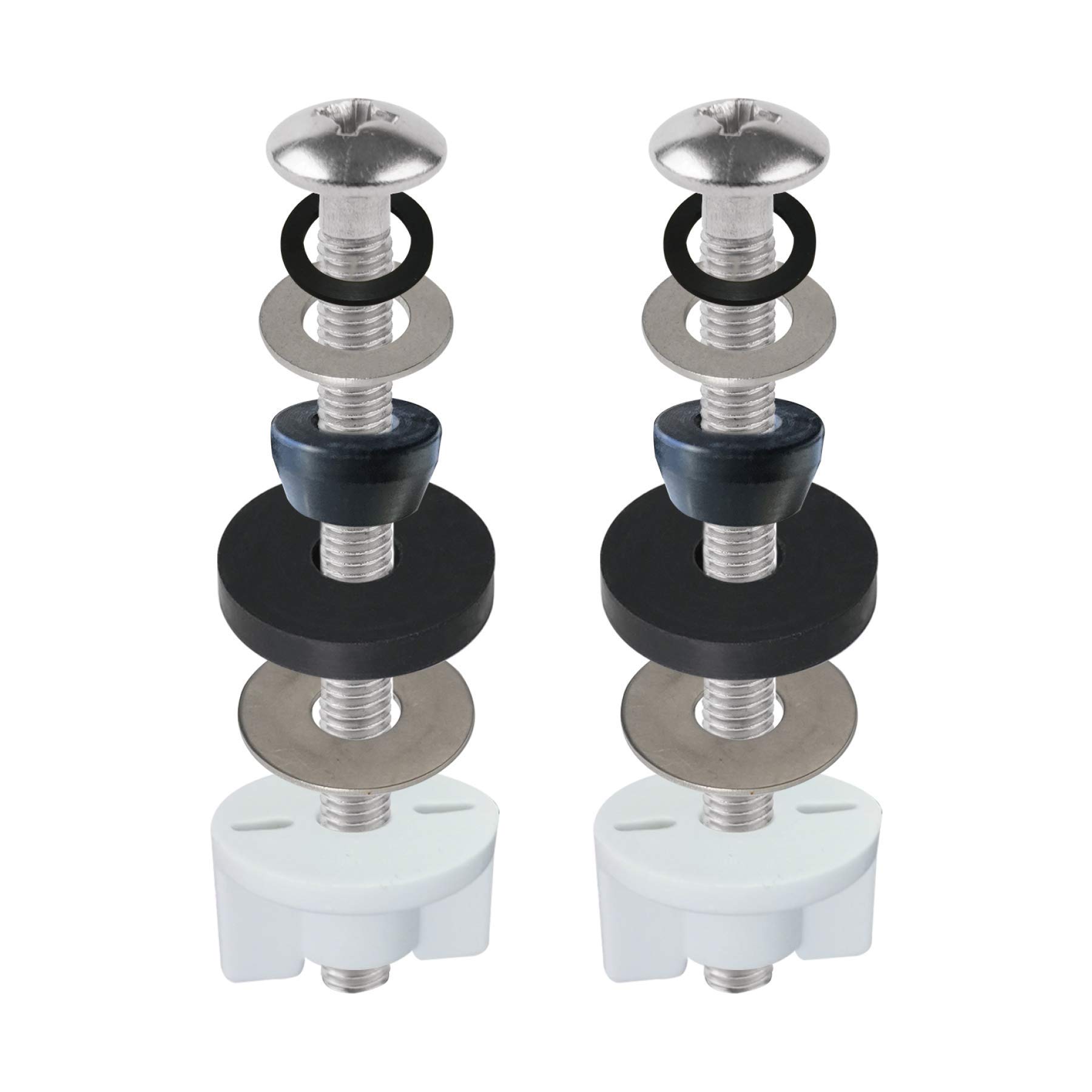 Buy Universal Toilet Seat Hinge Bolts, Toilet Tank to Bowl Bolts Kit