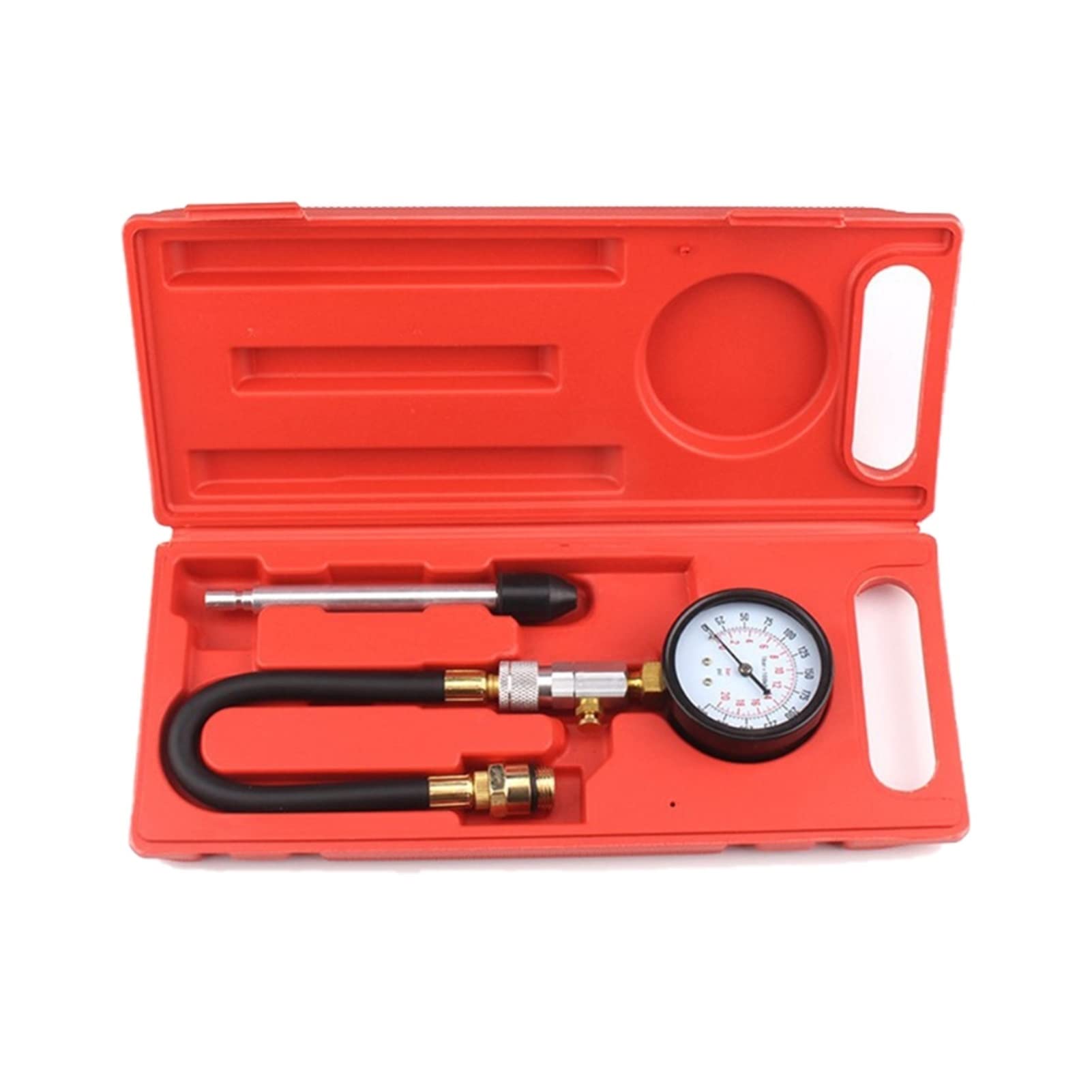 Kit de probador de compresión de Cilindro de Motor de Gasolina, Herramienta automotriz, medidor de presión, Kit de probador, Coche, Motocicleta