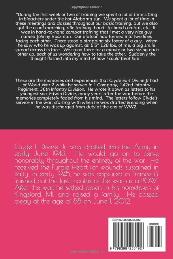 Miniatura 2 de Letters to Ed The WWII Memoirs of Clyde Earl Divine, Jr.