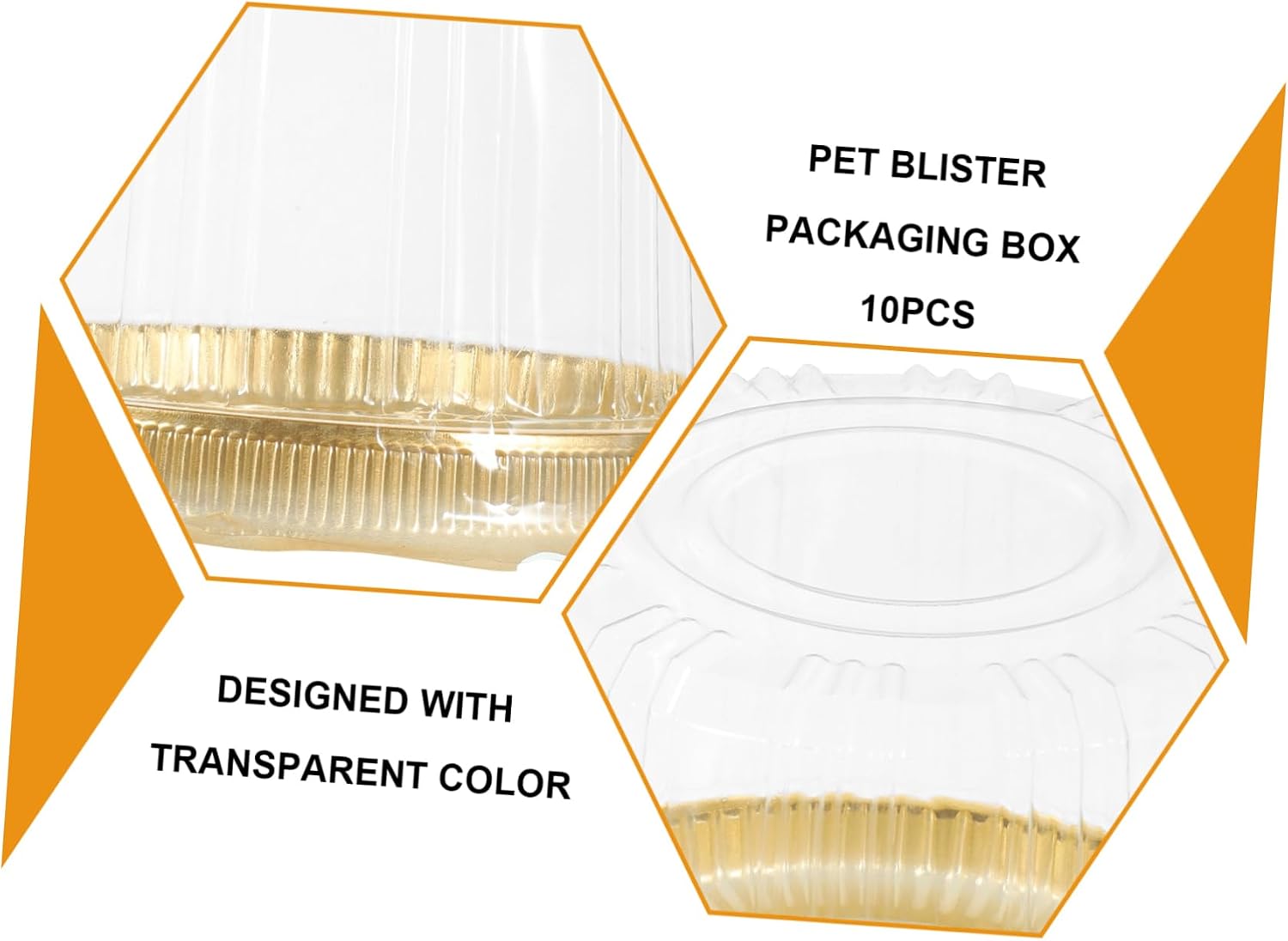 10pcs Disposable Cake Containers with Dome Lids Food Carrier Boxes for Transport Storage and Display Cake Covers
