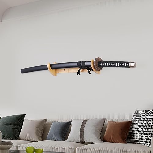 Miniatura 7 de Samurai - Soporte de pared para espada samurái, soporte de pared para espada, soporte de pared de espada samurái, montaje en pared de espada de 2