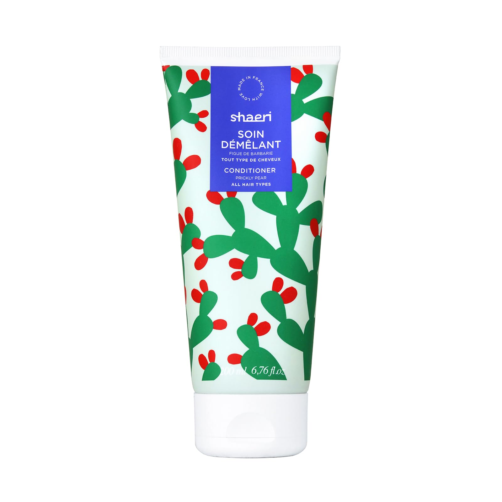 SHAERI Conditioner - Natural Hair Conditioner for Women - Enriched with Prickly Pear Extract - Detangles and Hydrates - Sulfate Free - 6.8 oz