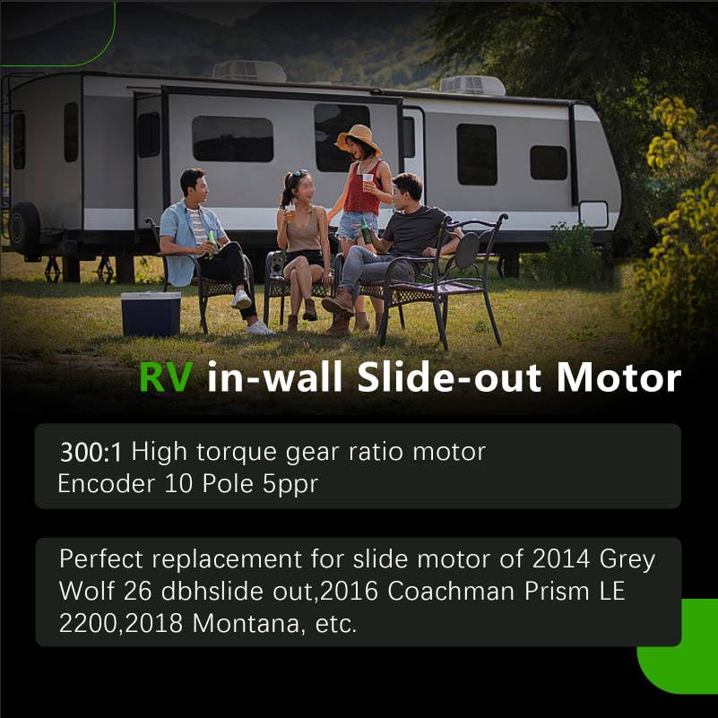 Image of 236575 RV in-Wall Slide-Out Motor,IG-42 10mm Motor Assembly for Lippert Schwintek in-Wall Slide System.RV Slide-Out in-Wall Motor 300:1 High Torque Gear Ratio12v Motor(with a Pair of Gloves)