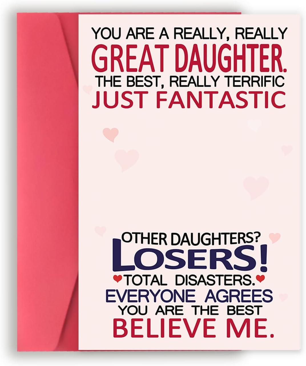 Funny Daughter Birthday Cards Gifts from Mom Dad