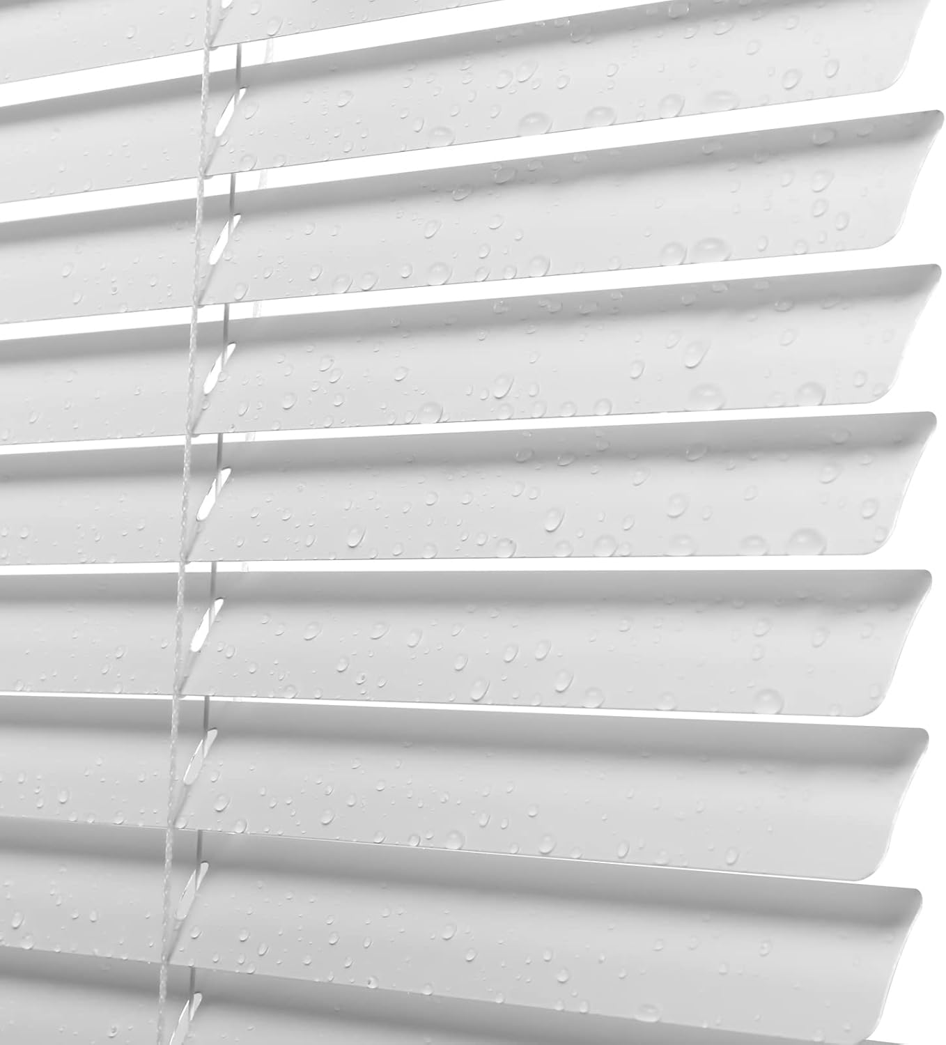 ACMEART Cordless Mini Blinds 1'' - No Drill, Child/Pet Safe, Easy to Install for Windows/Apartments/Rentals, Aluminum,White (18-59'' Wide Custom)