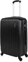 Mala de viagem média 23kg Londres Swiss Move Preta