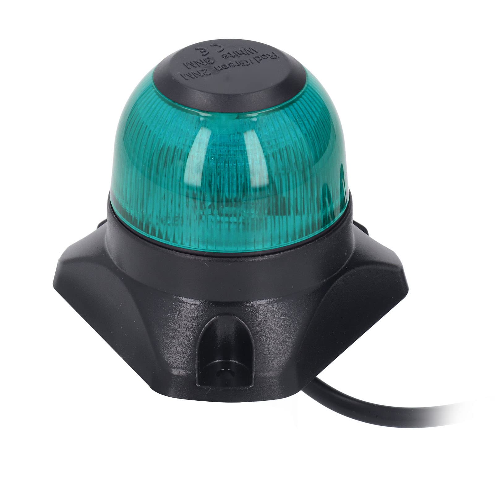 Luce di navigazione a LED per barche, luce di poppa marina, luce di navigazione pieghevole impermeabile IP67 antiabbagliamento con consumo di energia basso di 3 W per yacht da (Verde 2NM 101LM)