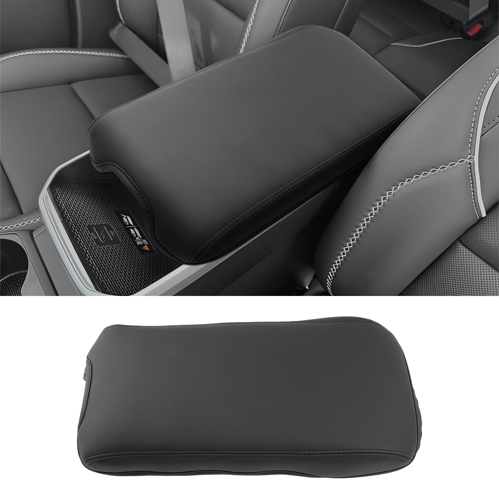 CDEFG for 2025 2026 2027 GMC Terrain Center Console Cover Armrest Cover, for 2025-2027 GMC Terrain (Elevation, AT4, Denali) Accessories Middle Console Pad Arm Rest Protector