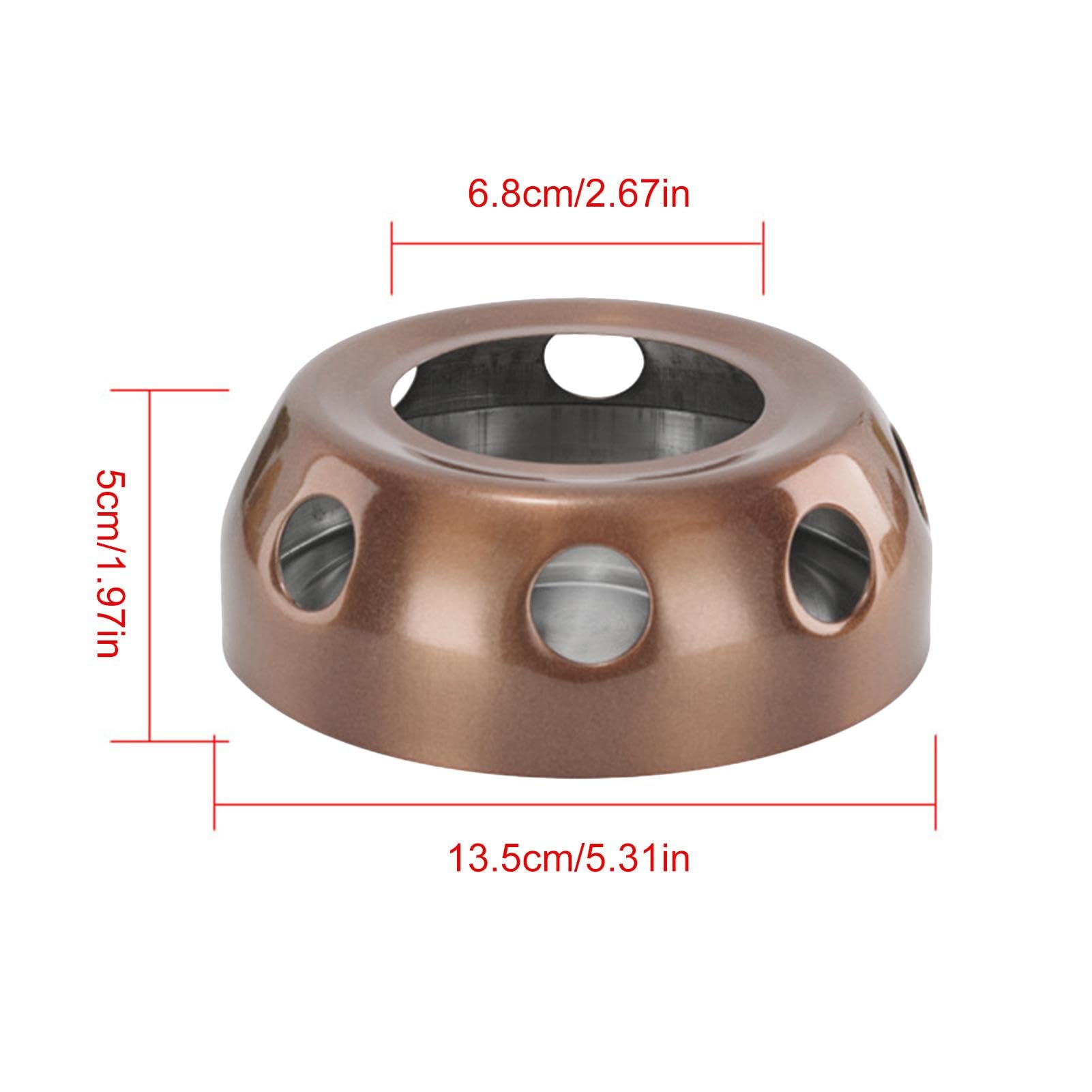 Wantane Supporto Pieghevole In Acciaio Inox Per Fornello Ad Alcool - Treppiede Da Campeggio 15x7,5x3,4 Cm - Leggero E Antiossidante - 3