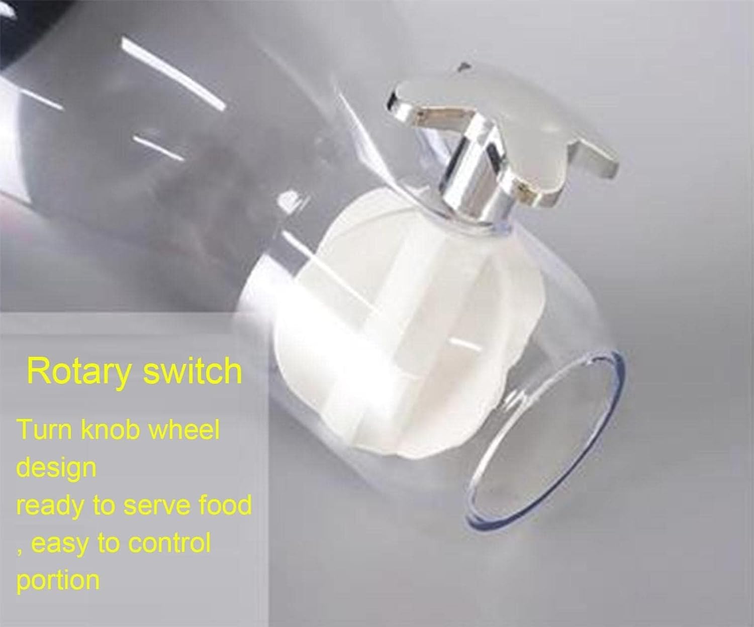 Dual Dry Food Dispenser for Cereal, Nuts, Candy & More, Large Capacity 2L, Portion Control, Keeps Food Fresh, Easy to Clean, Wall-Mounted or Tabletop