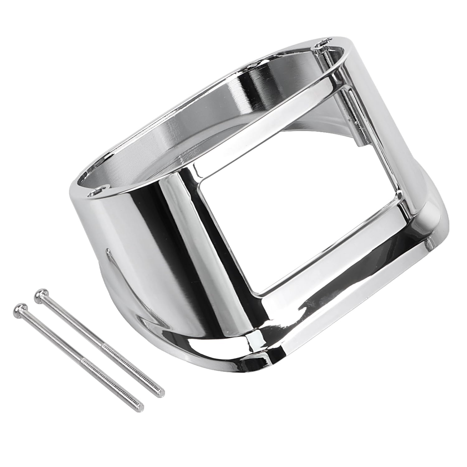 Cromo LED Posteriore Della Lampada Della Posteriore Della Copertura Collare Coperture Per Harley Sportster Dyna Fat Boy 1999-2007 Softail 1996-2008 Touring Electra Road Glide 2003-2008
